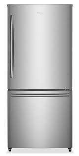 Get the look of a custom kitchen without the needs for special cabinetry with kitchenaid ® freestanding counter depth refrigerators. Hisense 17 Cu Ft Bottom Mount Counter Depth Refrigerator Rb17n6dse The Brick