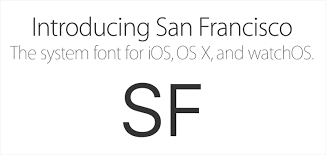 San Francisco Font Maximum Readability And Clarity C1 Fonts Typeface Typeography