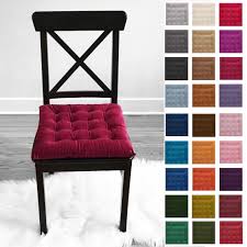 Warm seat cushions are especially nice for when the temperature drops. Infinity Collection Square Tufted Velvet Plush Chair Pad Cushion For Kitchen Bar Stool Dining Room Durable Reversible With Tie Backs Size 15 In Beige Natural 2 Piece Walmart Com Walmart Com