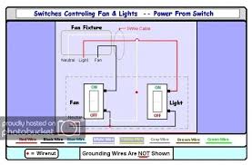 The additional switch will be helpful to control the ceiling fan separate from the other lights. Ed 0107 Wiring Fan And Light Separately Schematic Wiring