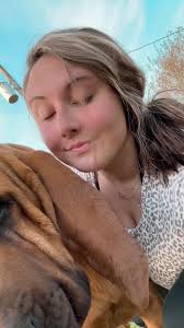 Bloodhound Dog and Girls