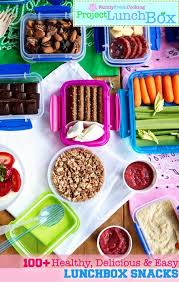 Snacking habits vary from person to person, and where one person might constantly be munching away on snacks, another might never. 100 Healthy Delicious And Easy Lunchbox Snacks Marla Meridith