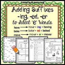 Adding Suffixes Ing Ed Er To Silent E Words In 2020 E Words Phonics Programs Spelling Rules