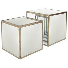 Versailles Cubes Set Of Two Side Table Black Console Table Drawing Room Interior