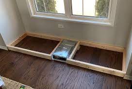 How To Build A Window Seat With Hidden Storage | Sammy On State