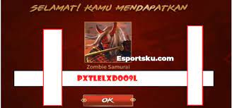 Item rewards are shown in vault tab in game lobby; Kode Redeem Bundle Baju Zombie Samurai Free Fire Ff Esportsku