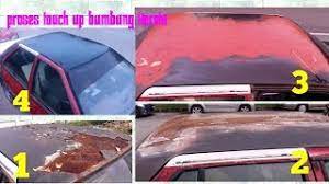 Carbon fiber engine cover hood. Tutorial Diy Proses Touch Up Bumbung Kereta Automotif Youtube