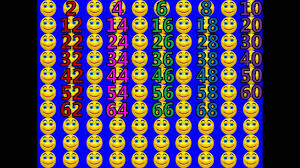 Counting 1 100 Even Numbers With Happy Faces On The 100s Chart