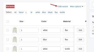 Add an option name and its option value How To Add Shopify Variants Belvg Blog