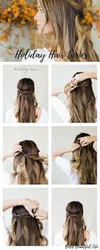 Half Up Hairstyle Tutorial Elegant Hair Style How To With Step By Step Pictures And Instructions Lovely Hair Elegant Hairstyles Hair Styles Long Hair Styles