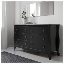 Ikea Hasselvika 6 Drawer Chest Black Brown Wide Chest Of Drawers Furniture 6 Drawer Chest