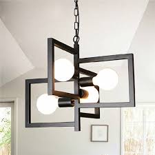 E27 4 Heads Industrial Pendant Light Chandelier Ceiling Lamp For Kitchen Room Office Ac110 250v Alexnld Com