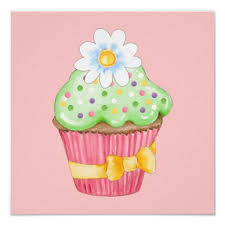 Cupcake Poster Srf Zazzle Com Cupcake Resim
