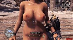 Monster Hunter World Naked Oiled Females | Nude patch