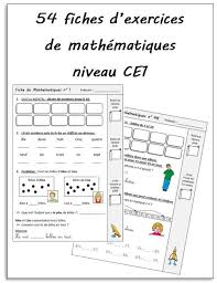 Additions, soustractions, multiplications, divisions, mais aussi problèmes. Fiches D Exercices Mathematiques Ce1 Mathematiques Ce1 La Salle Des Maitres