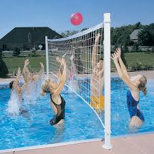 Provolly Swimming Pool Volleyball Set Pool Volleyball Net Swimming Pool Games Pool Basketball