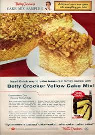 Betty crocker chocolate fudge cake is your trip into the world of sinfully rich food. Yellow Cake Mix Vintage Baking Recipes Vintage Recipes