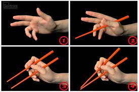 First, grab both chopsticks with one hand. 7 How To Hold Chopsticks Ideas Chopsticks How To Hold Chopsticks Dining Etiquette