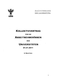 Vereinbarung über unbezahlten urlaub / sonderurlaub (muster). Kollektivvertrag Fur Die Universitaten In Der Version Vom Tu Wien