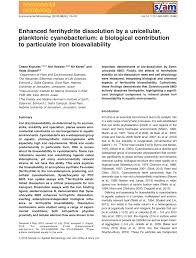 P6 1280 720 255 837:6973973994894886997:74897:66866896;84:869869869869:8;869:8;97:97:97:97:86997:97::8;:8;869:8;:8;97::8;86997:97:869:8;97::8;:8;97:97:;9=97::8;;9=;9. Pdf Enhanced Ferrihydrite Dissolution By A Unicellular Planktonic Cyanobacterium A Biological Contribution To Particulate Iron Bioavailability