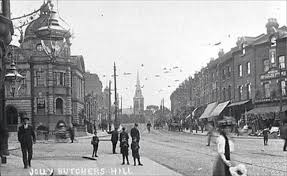Wood Green High Road Old Library On The Left No Underground On The Righthand Corner Yet So Pre 1930s Historical London Old London Vintage London