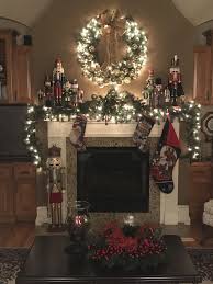 Nutcracker Mantle Christmas Mantel Decorations Christmas Fireplace Christmas Mantle Decor