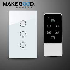 us au smart switch crystal glass panel touch light switch wireless remote control light switch with led remote light switch remote control light remote control
