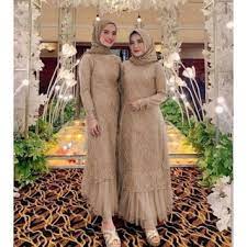 Fashion muslim 30 model baju kondangan muslim 2020 kekinian banget categories model gaun pesta cek 30 model baju kondangan kekinian 2020 disini ada baju kondangan muslim syar i. Baju Gamis Muslim Terbaru 2020 Model Baju Pesta Wanita Kekinian Bahan Kekinian Busana Gaun Remaja Xl Shopee Indonesia