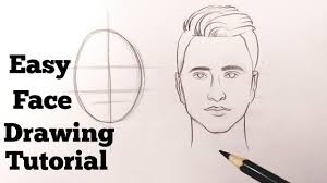 Drawing a face using a simple approach. How To Draw A Face Sketch Easy Step By Step Face Drawing Tutorial For Beginners Pencil Youtube