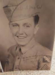 My grandpa, John Junker, in his navy uniform. He is looking pensive