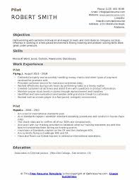 No need to think about. Pilot Resume Samples Qwikresume