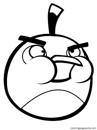Sign up today and be the first to get notified on our new coloring pages. Free Angry Birds Coloring Pages Angry Face Coloring Pages Coloring Pages For Kids And Adults