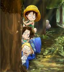Garp frappe luffy ace puis sabo one piece vf épisode 497. 260 Luffy Ace Sabo Ideen One Piece Manga Ruffy Anime