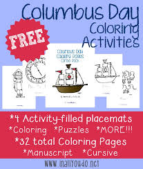 Columbus with telescope coloring page. Columbus Day Coloring Pages In All You Do