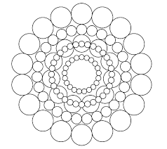 Circles Mandala Coloring Page Mandala Coloring Pages Mandala Coloring Rock Painting Patterns
