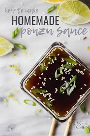 Homemade Ponzu Sauce Recipe Homemade Poke Sauce Recipes Food