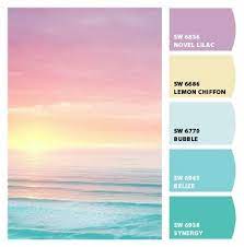 This one has a pastel sort of theme. Pastel Sunset Color Palette Sunset Color Palette Pastel Sunset Colour Schemes