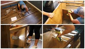 Install the diy bed frame storage drawers. How To Build A Diy Full Size Captain S Bed With Hidden Storage