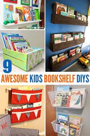 Look for kids shelves in exciting shapes, including honeycomb, star and other geometric designs to bring a pop of personality to your little one's room. 9 Awesome Diy Kids Bookshelves Bookshelves Kids Diy Bookshelf Kids Kids Room Bookshelves