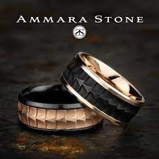 Two Is Always Better Than One Buy One Benchmark Or Ammara Stone Ring And Get One Ring Fo Revolution Jewelry Rose Gold Mens Wedding Band Titanium Wedding Rings