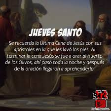 Oración para el jueves santo. Facebook