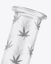 Download Frosted Glass Weed Bong Mockup In Indoor Advertising Mockups On Yellow Images Object Mockups PSD Mockup Templates