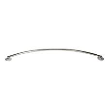 To use a shower curtain, you will definitely need a shower curtain rod which might. Powered Suction Cup Tension Mounted Curved Shower Rod Chrome Bath Bliss Target