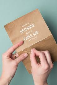 Paper Bag Book Bindings These Diy Book Bindings Are A Simple And Creative Project Book Binding Diy Paper Bag Books Diy Book