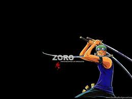Zoro crouches before instantly hitting the closest enemy with a powerful strike from his swords. Roronoa Zoro One Piece Anime Wallpapers Black B Desktop Background