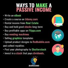 Ways To Make A Passive Income In 2020 Business Money Investing Investing Money
