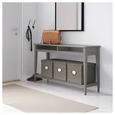 Liatorp Grey Glass Console Table 133x37 Cm Ikea Narrow Hallway Table Glass Console Table Entryway Console Table