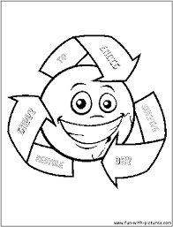 Download and print these recycling coloring pages for free. Recycle Earth Coloring Page