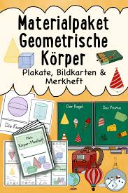 Geometrische Korper Materialpaket Unterrichtsmaterial Im Fach Mathematik In 2020 Geometrische Korper Grundschule Mathematik