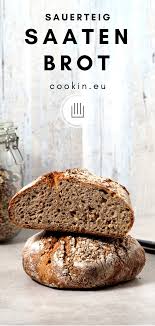 Saatenbrot Mit Sauerteig Und Leckeren Saaten Cookin Rezept Sauerteig Brot Backen Rezept Lebensmittel Essen
